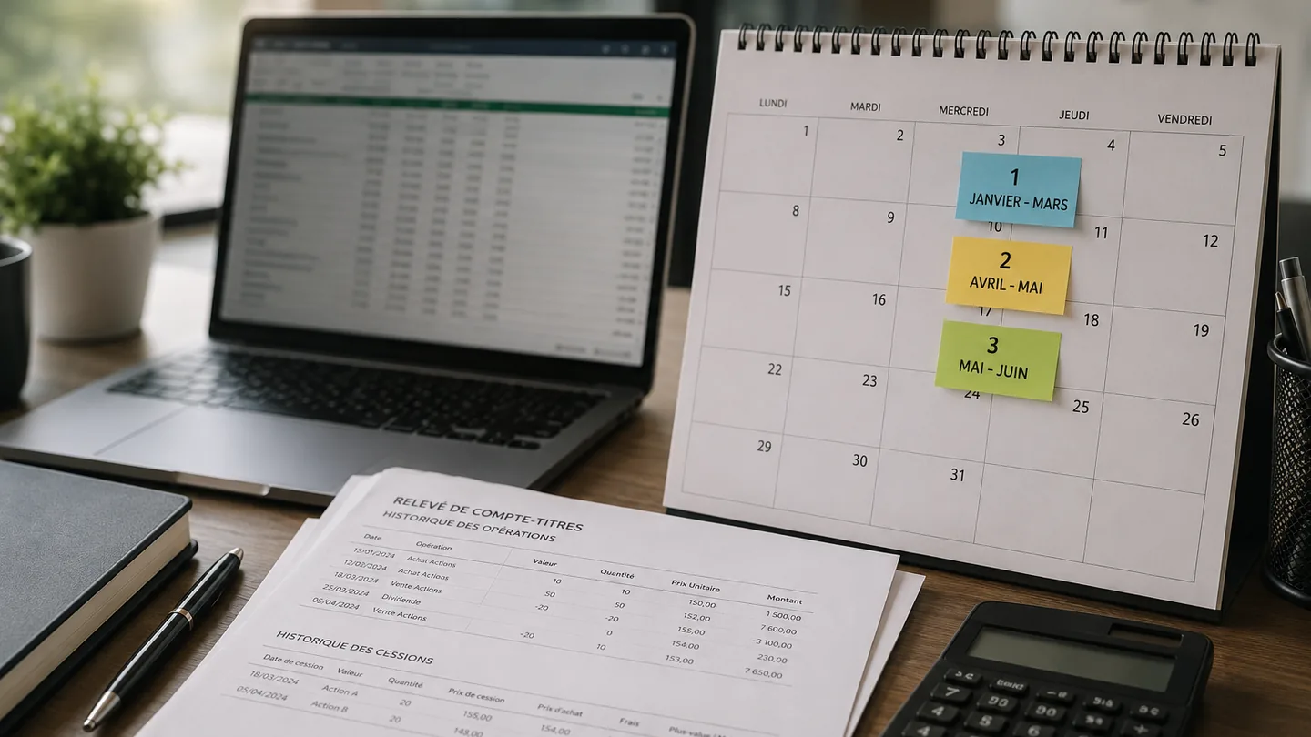 Photographie éditoriale illustrant « Dates importantes : votre calendrier déclaratif »