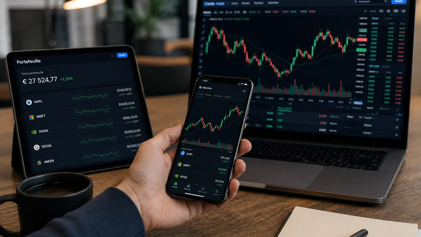 Photographie éditoriale illustrant « La Bourse On-chain »