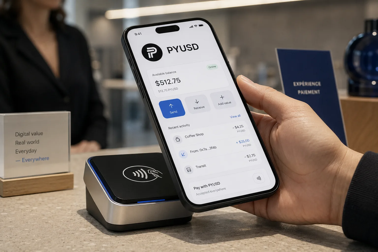 Photographie éditoriale illustrant « PYUSD (PayPal) — Introduction au PYUSD »