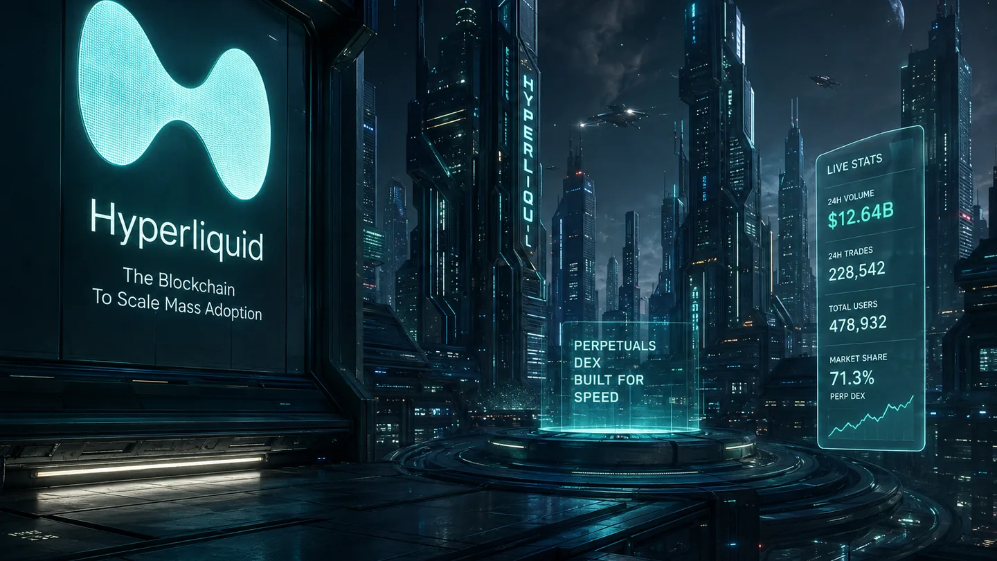 Photographie éditoriale illustrant « L'univers Hyperliquid »