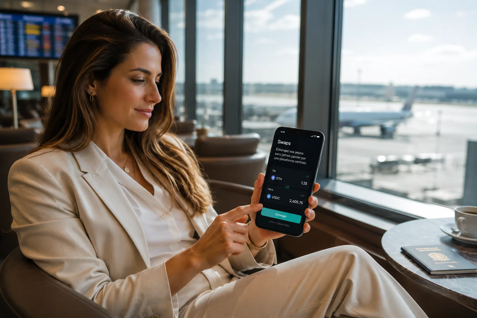 Échange de jetons depuis un wallet