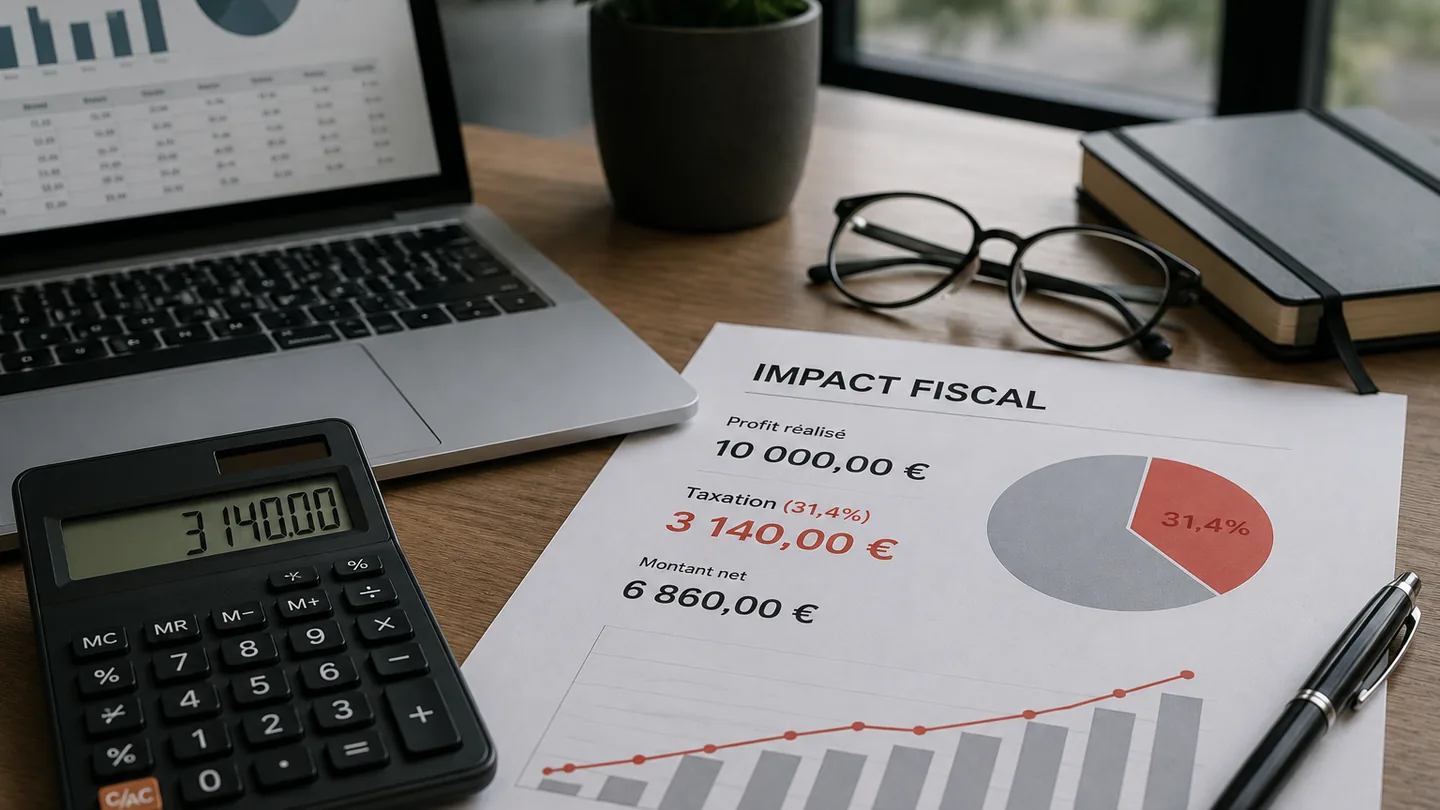 Photographie éditoriale illustrant « Impact Fiscal »